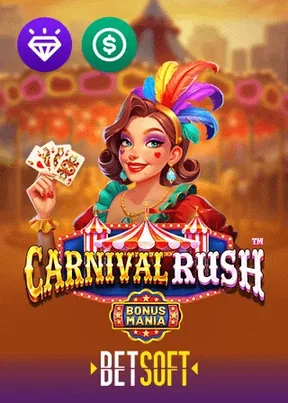 Carnival Rush pokie by Betsoft at PlayZilla